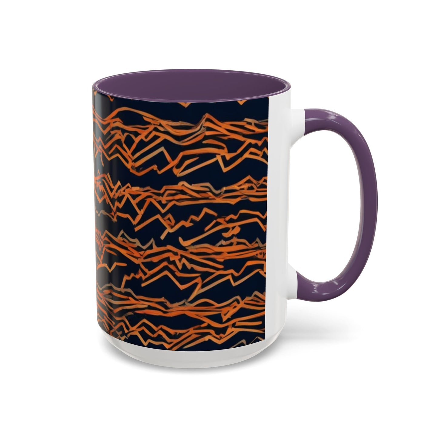 boostlete-field-day-pattern-ekg-bold-0135 — Accent Mug 11oz/15oz