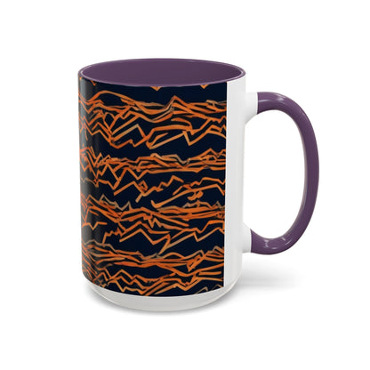 boostlete-field-day-pattern-ekg-bold-0135 — Accent Mug 11oz/15oz