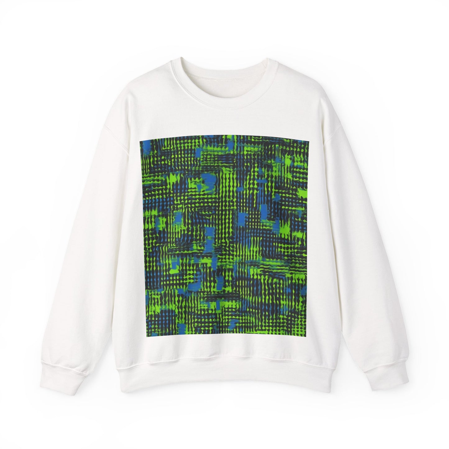 boostlete-pr-season-pattern-audio-industrial-0043 — Unisex Heavy Blend Crewneck Sweatshirt (Gildan)