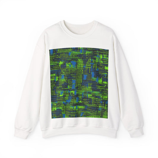 boostlete-pr-season-pattern-audio-industrial-0043 — Unisex Heavy Blend Crewneck Sweatshirt (Gildan)
