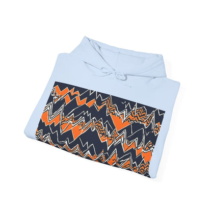 boostlete-headspace-pattern-ekg-industrial-0559 — Unisex Heavy Blend Hoodie (G18500)