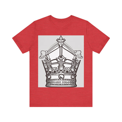 boostlete-quiet-power-icon-crown-outline-badge-0130 — Unisex Jersey Short Sleeve (B+C 3001)