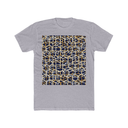 boostlete-am-crew-pattern-hex-industrial-0131 — Unisex Cotton Crew Tee (NL 3600)