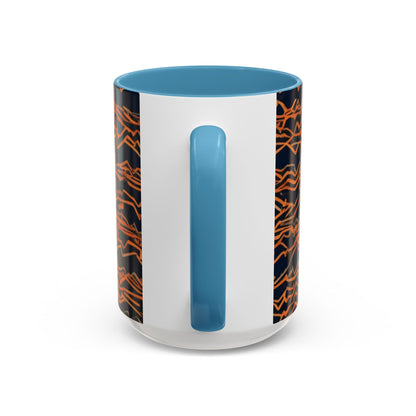 boostlete-field-day-pattern-ekg-bold-0135 — Accent Mug 11oz/15oz