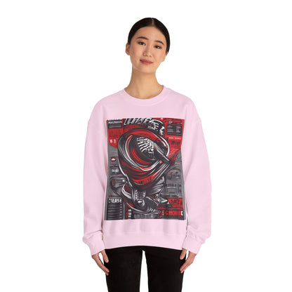 boostlete-field-day-type-chase-capacity-big-monoline-0813 — Unisex Heavy Blend Crewneck (G18000)