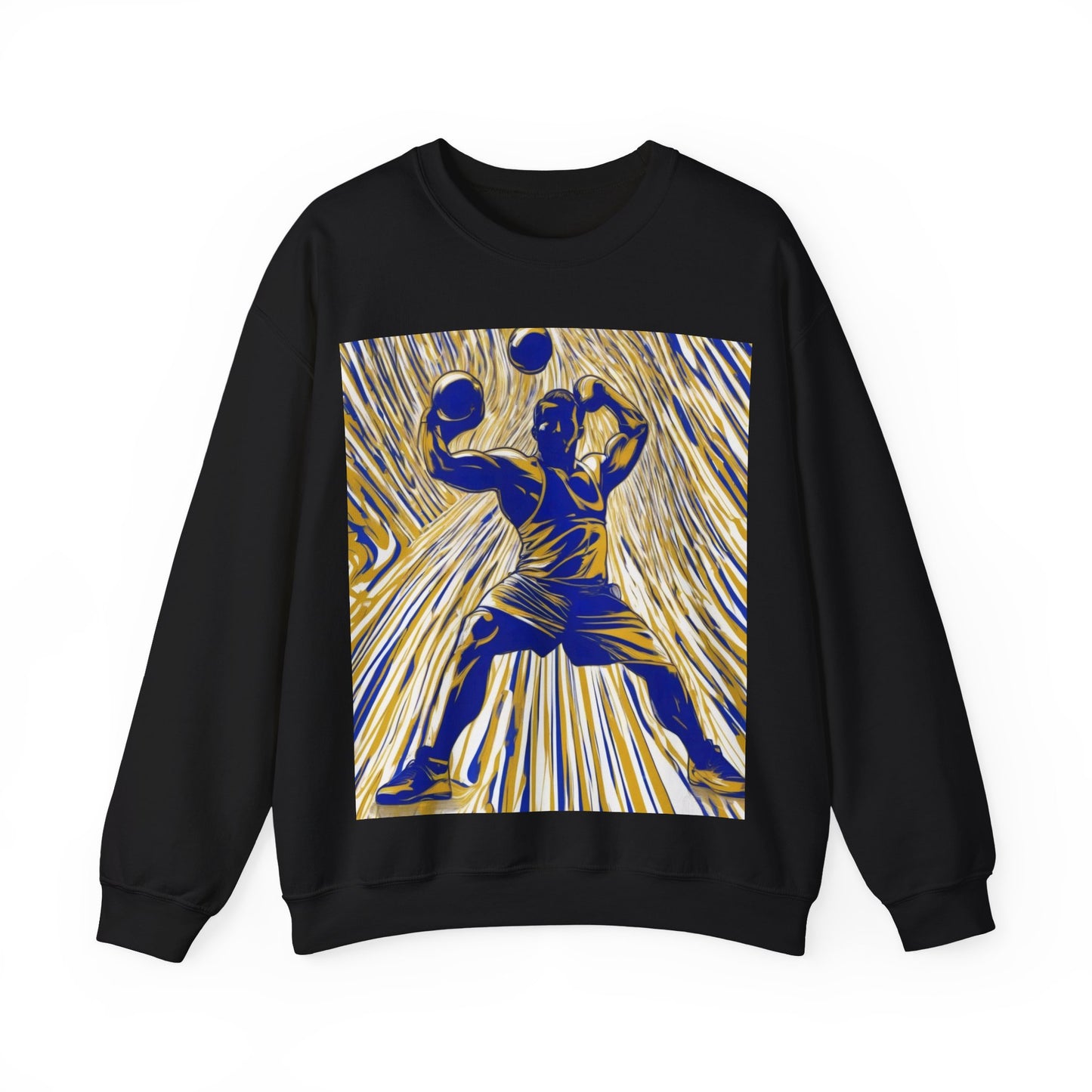 boostlete-rise-grind-scene-kettlebell-speed-engraved-0180 — Unisex Heavy Blend Crewneck Sweatshirt (Gildan)