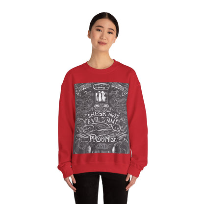 boostlete-boost-mode-type-keep-the-promise-big-monoline-0049 — Unisex Heavy Blend Crewneck (G18000)