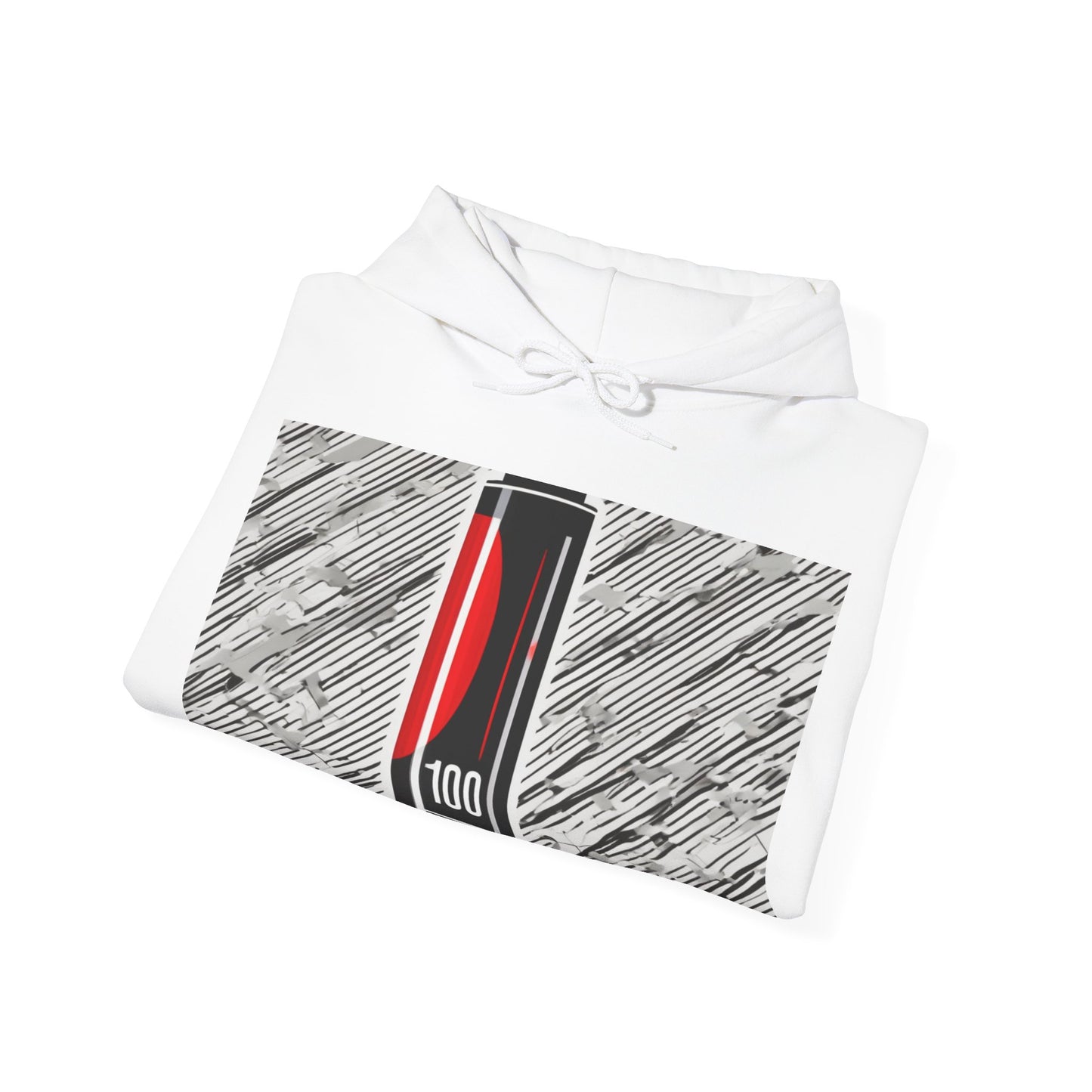 boostlete-rise-grind-icon-battery-motion-badge-0266 — Unisex Heavy Blend Hooded Sweatshirt (Gildan)