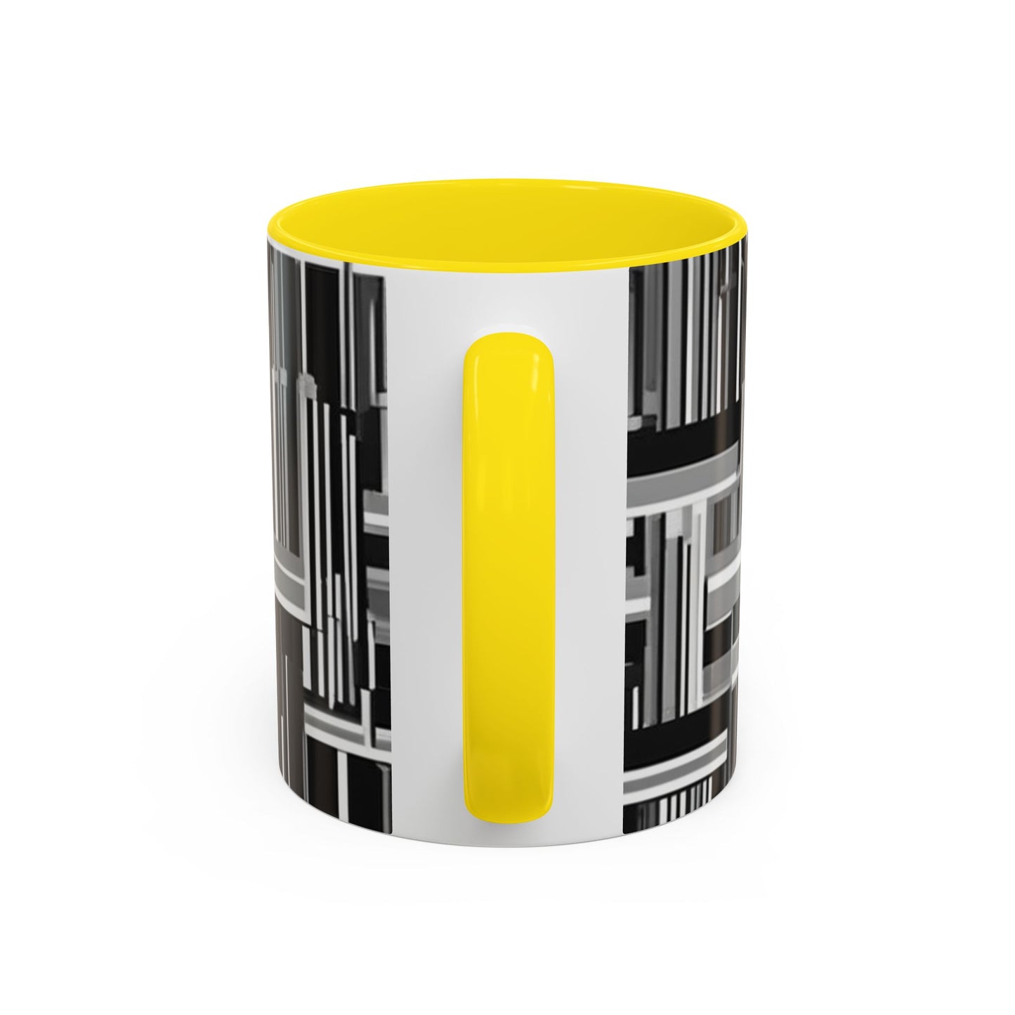 boostlete-recovery-progress-pattern-barcode-isometric-1023 — Accent Mug 11/15oz