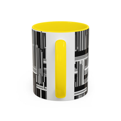 boostlete-recovery-progress-pattern-barcode-isometric-1023 — Accent Mug 11/15oz