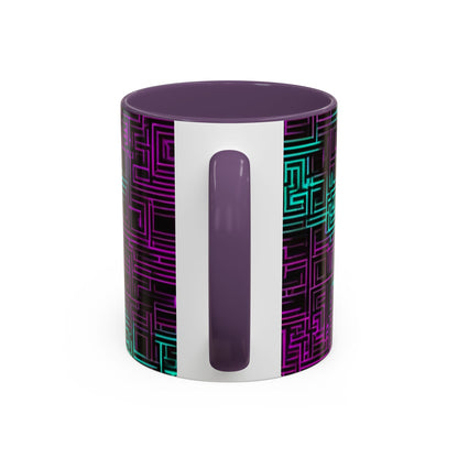 boostlete-boost-mode-pattern-plate-number-monoline-0079 — Accent Mug 11oz/15oz