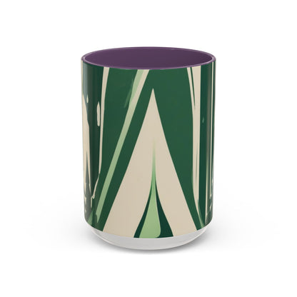 boostlete-quiet-power-icon-water-glitch-retro-0186 — Accent Mug 11oz/15oz