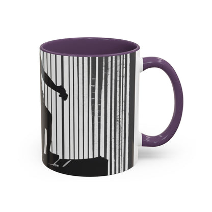 boostlete-am-crew-scene-hurdler-halftone-badge-0956 — Accent Mug 11/15oz