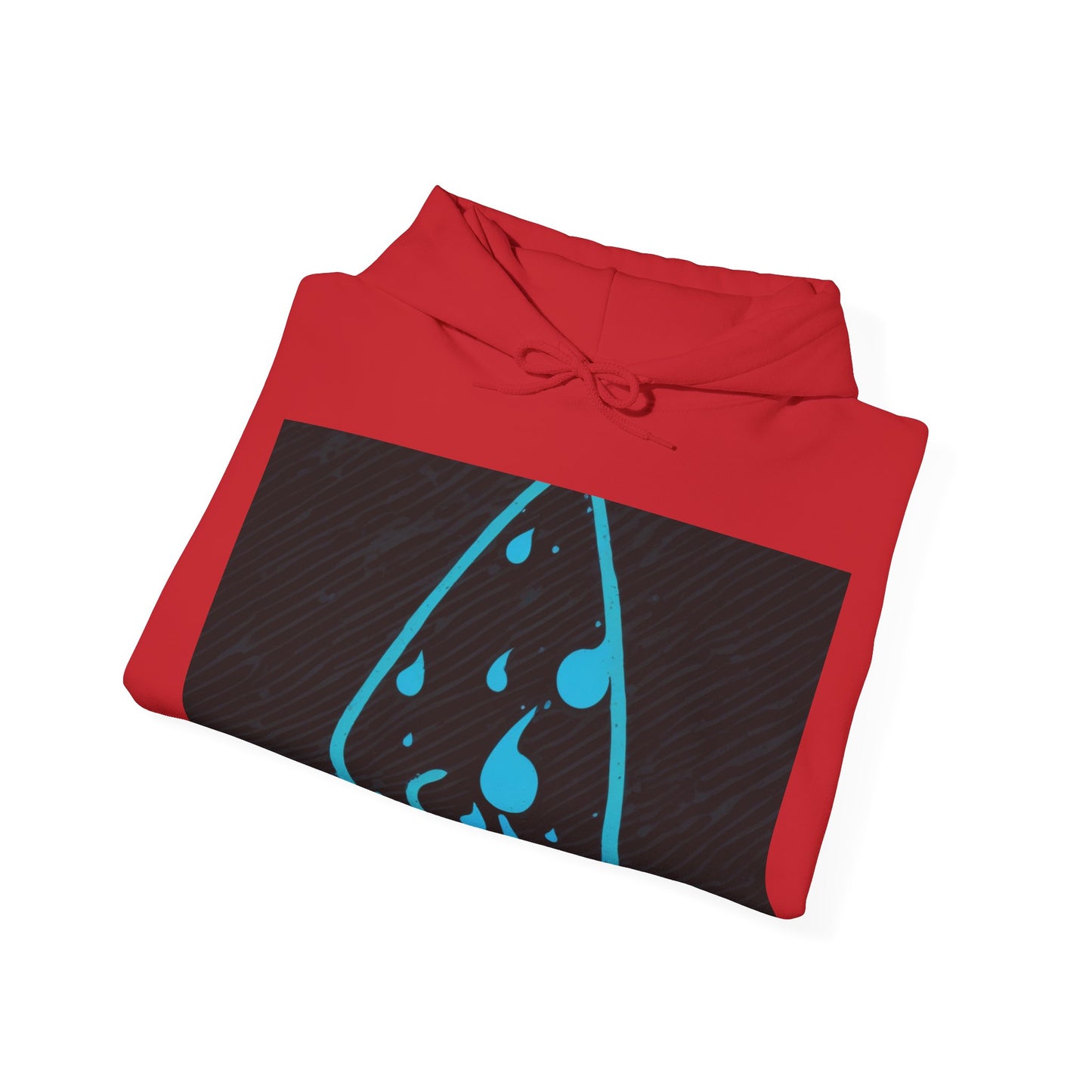 boostlete-iron-intent-icon-water-grainy-vector-0762 — Unisex Heavy Blend Hoodie (G18500)