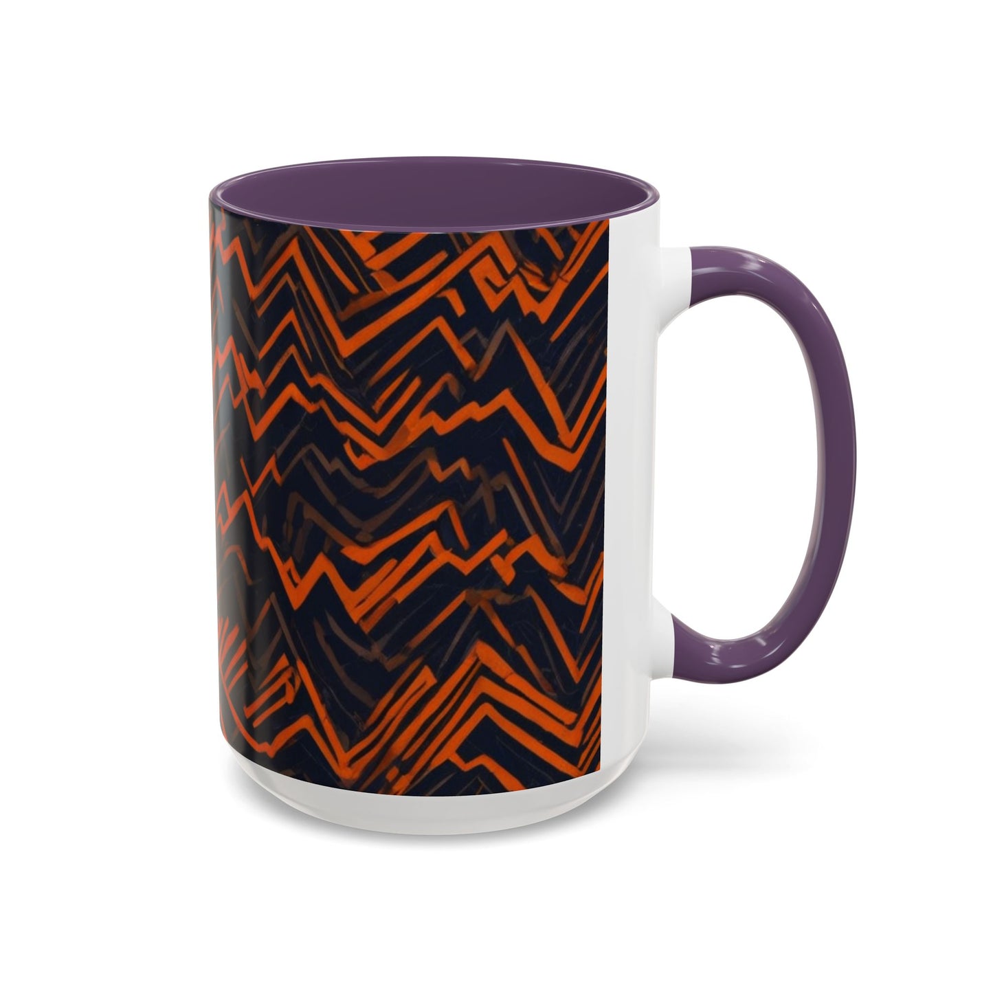 boostlete-rise-grind-pattern-ekg-modern-0155 — Accent Mug 11oz/15oz