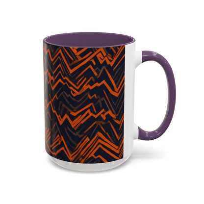boostlete-rise-grind-pattern-ekg-modern-0155 — Accent Mug 11oz/15oz