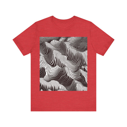 boostlete-field-day-pattern-topographic-isometric-0211 — Unisex Jersey Short Sleeve (B+C 3001)
