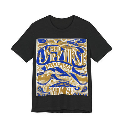 boostlete-am-crew-type-keep-the-promise-split-engraved-0101 — Unisex Jersey Short Sleeve (B+C 3001)