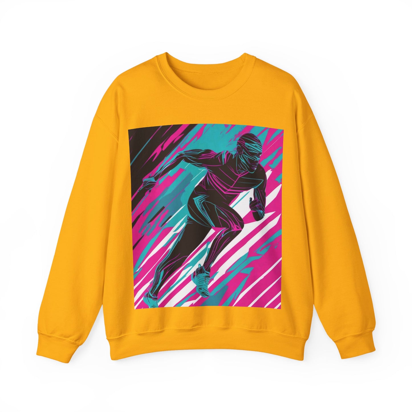 boostlete-mile-by-mile-scene-sprinter-motion-modern-0828 — Unisex Heavy Blend Crewneck (G18000)