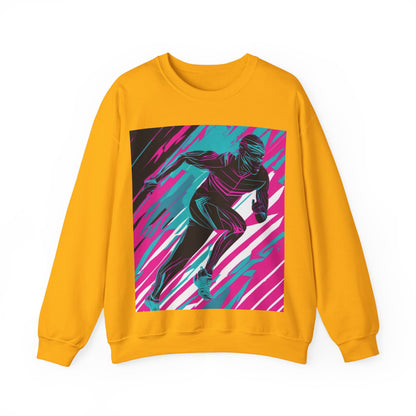 boostlete-mile-by-mile-scene-sprinter-motion-modern-0828 — Unisex Heavy Blend Crewneck (G18000)