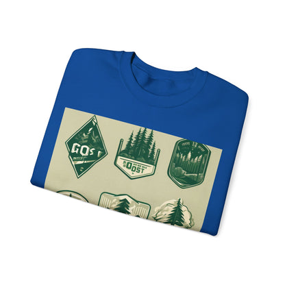 boostlete-mile-by-mile-type-go-get-one-micro-isometric-0441 — Unisex Heavy Blend Crewneck (G18000)