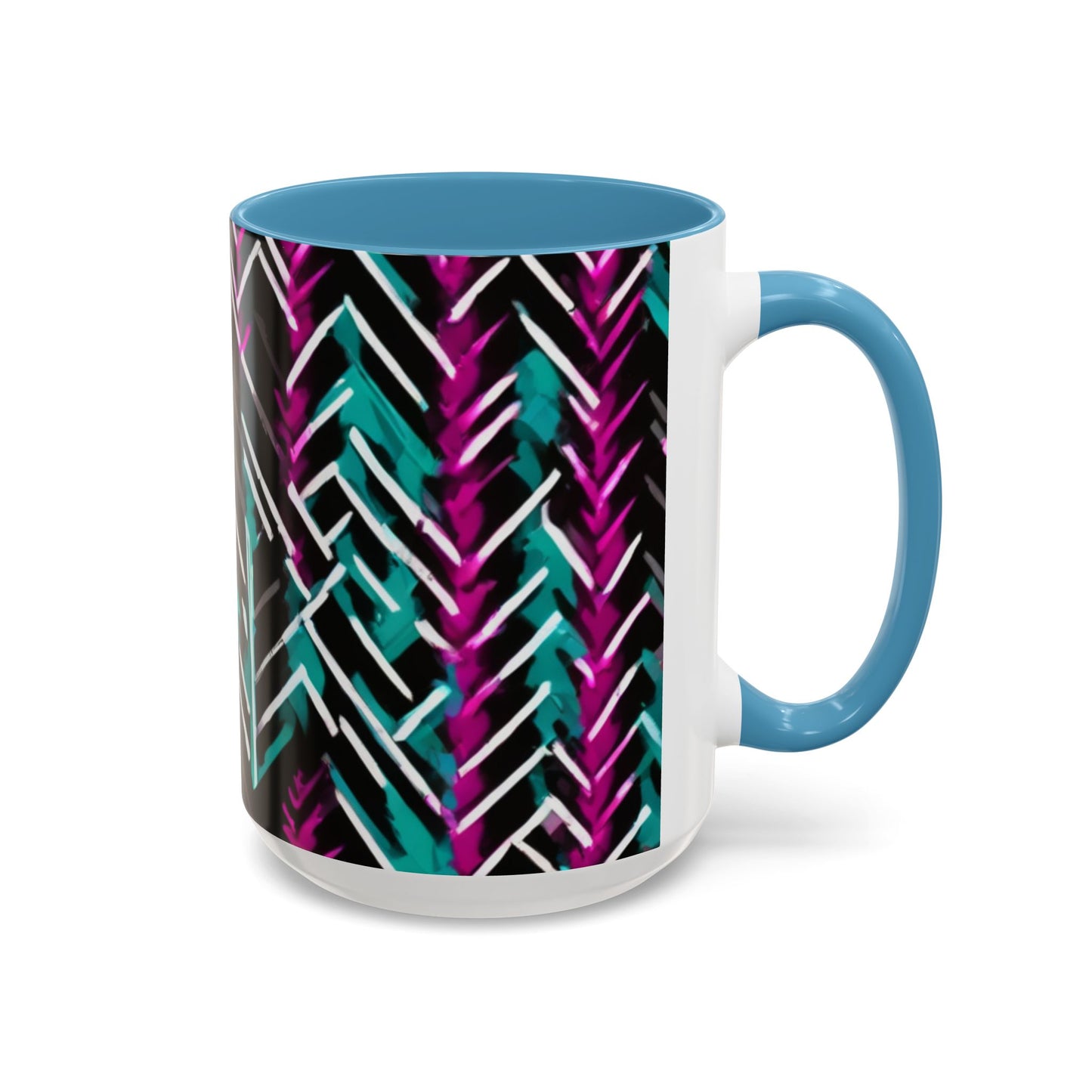 boostlete-recovery-progress-pattern-chevron-retro-0243 — Accent Mug 11/15oz