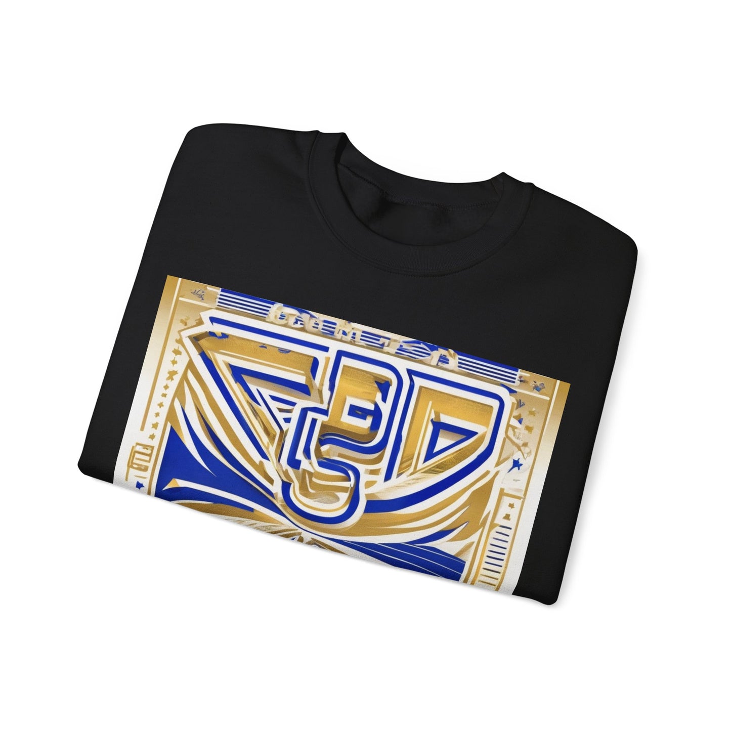 boostlete-boost-mode-type-earned-not-given-outline-over-solid-line-art-0005 — Unisex Heavy Blend Crewneck Sweatshirt (Gildan)