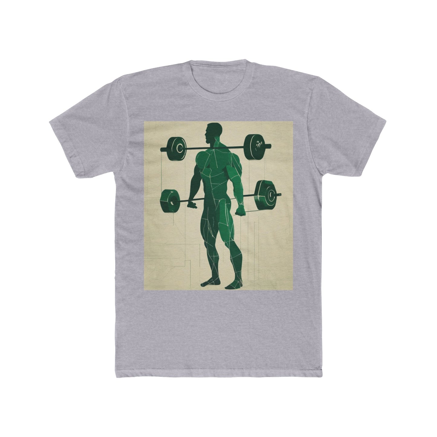 boostlete-boost-mode-scene-deadlift-glitch-blueprint-0044 — Unisex Cotton Crew Tee (NL 3600)