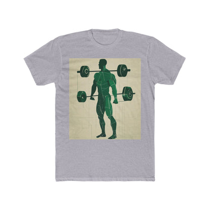 boostlete-boost-mode-scene-deadlift-glitch-blueprint-0044 — Unisex Cotton Crew Tee (NL 3600)