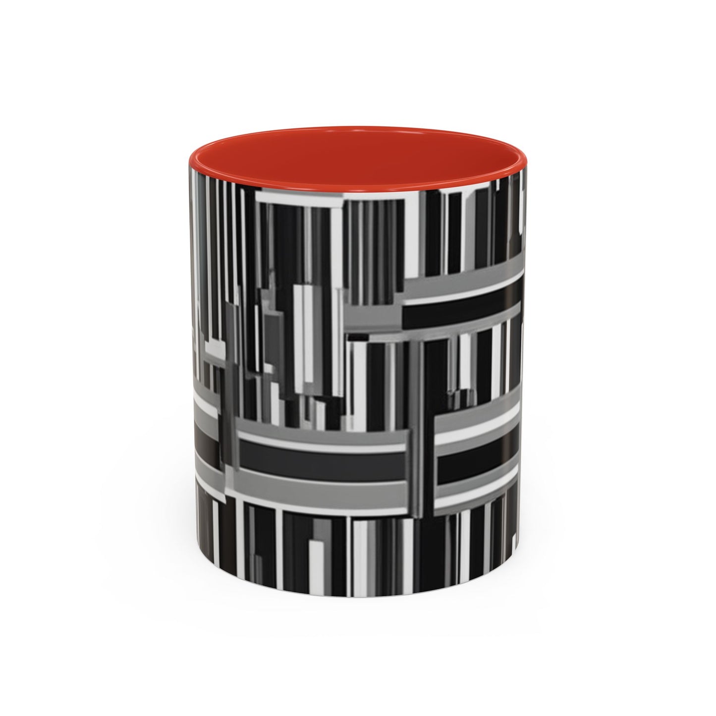 boostlete-recovery-progress-pattern-barcode-isometric-1023 — Accent Mug 11/15oz