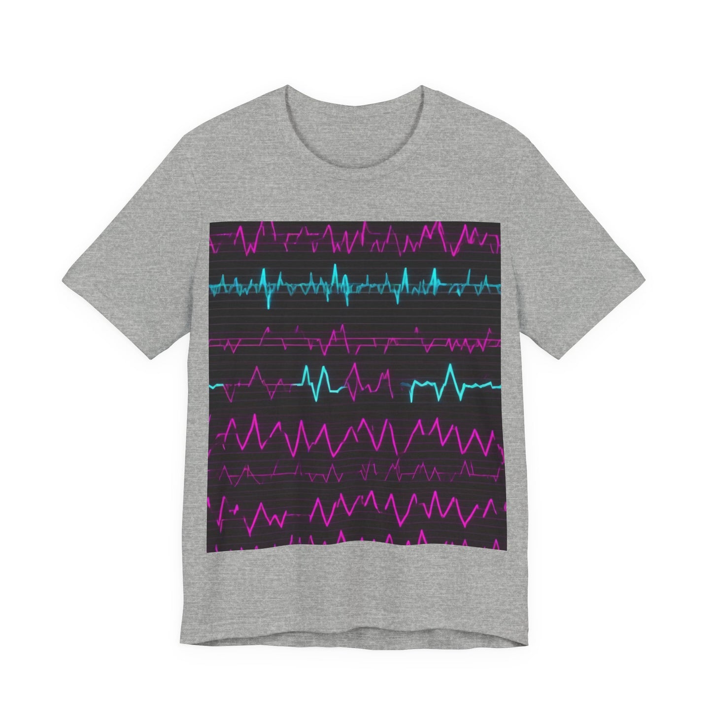boostlete-boost-mode-pattern-ekg-modern-0111 — Unisex Jersey Short Sleeve (B+C 3001)