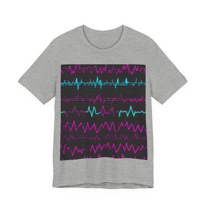 boostlete-boost-mode-pattern-ekg-modern-0111 — Unisex Jersey Short Sleeve (B+C 3001)