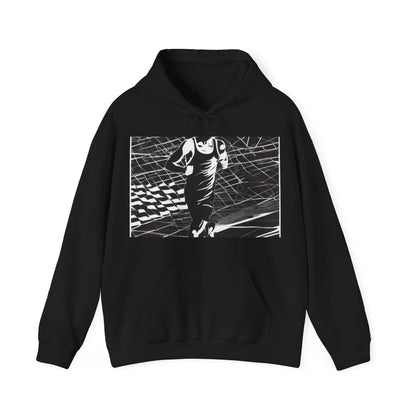 boostlete-headspace-scene-marathoner-speed-geometric-0816 — Unisex Heavy Blend Hoodie (G18500)