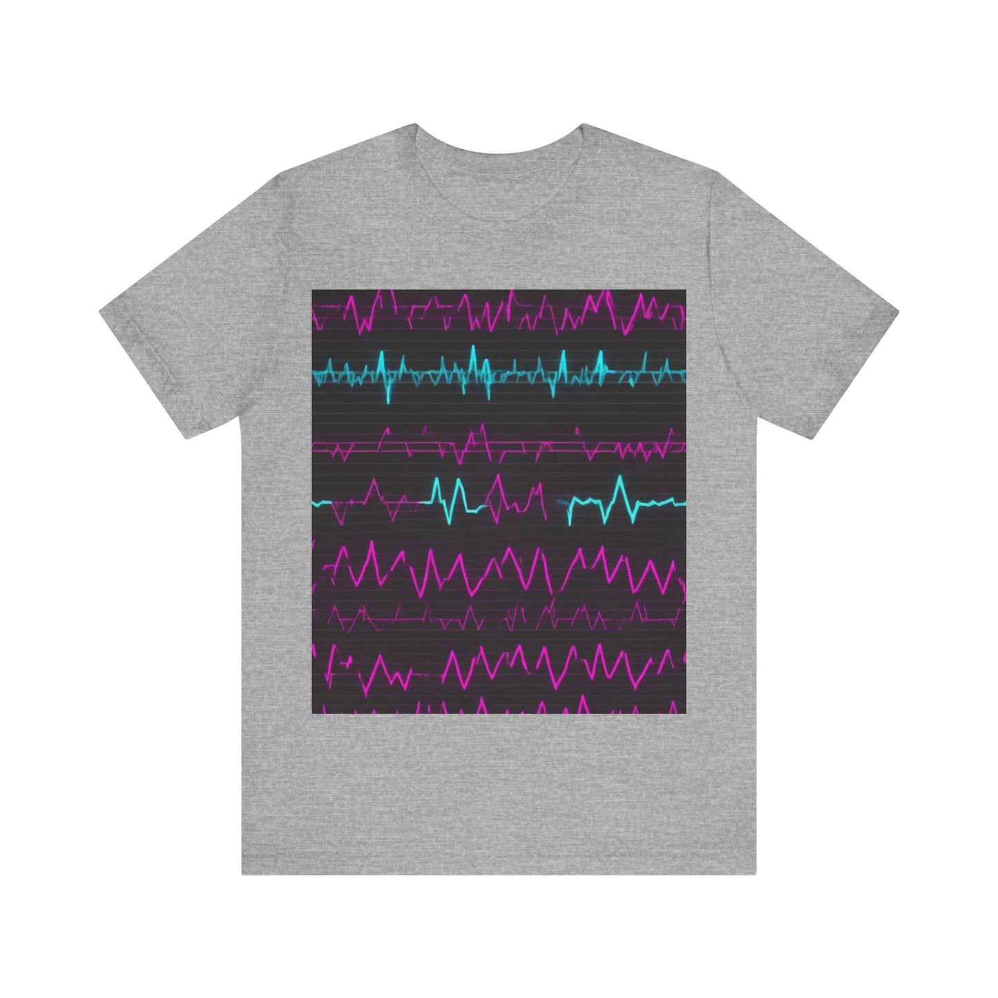 boostlete-boost-mode-pattern-ekg-modern-0111 — Unisex Jersey Short Sleeve (B+C 3001)