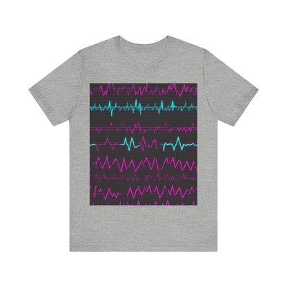 boostlete-boost-mode-pattern-ekg-modern-0111 — Unisex Jersey Short Sleeve (B+C 3001)