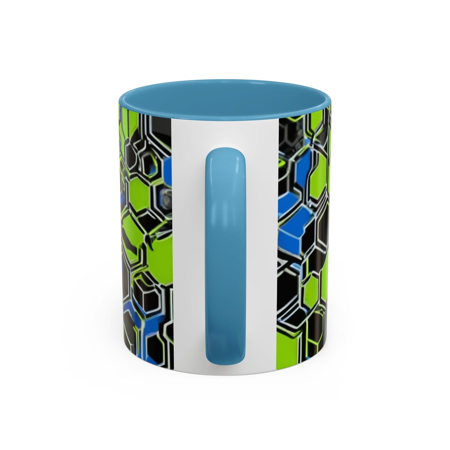 boostlete-recovery-progress-pattern-hex-blueprint-0007 — Accent Mug 11oz/15oz