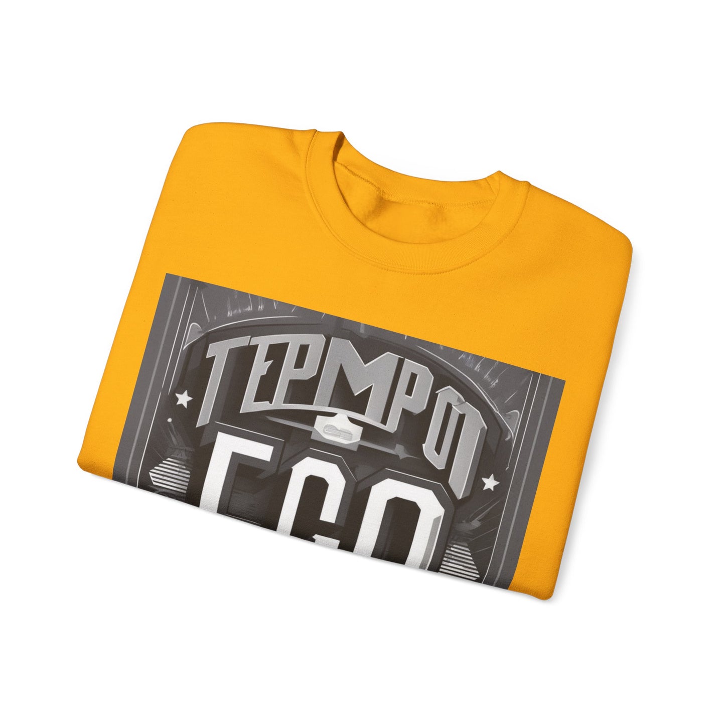 boostlete-mile-by-mile-type-tempo-over-ego-banner-modern-0093 — Unisex Heavy Blend Crewneck Sweatshirt (Gildan)