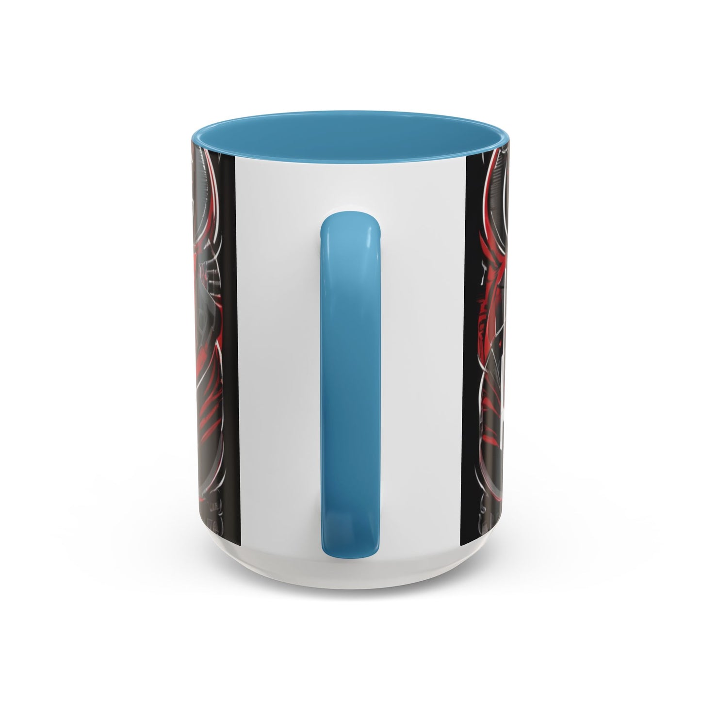boostlete-boost-mode-type-win-the-day-outline-over-solid-monoline-0477 — Accent Mug 11/15oz
