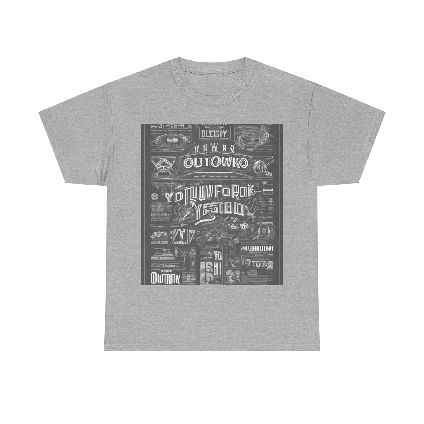 boostlete-field-day-type-outwork-yesterday-big-blueprint-0173 — Unisex Heavy Cotton Tee (Gildan 5000)
