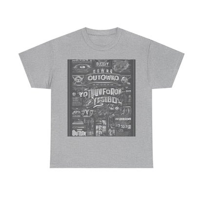 boostlete-field-day-type-outwork-yesterday-big-blueprint-0173 — Unisex Heavy Cotton Tee (Gildan 5000)