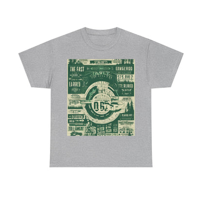 boostlete-mile-by-mile-type-fast-is-earned-big-blueprint-0041 — Unisex Heavy Cotton Tee (Gildan 5000)
