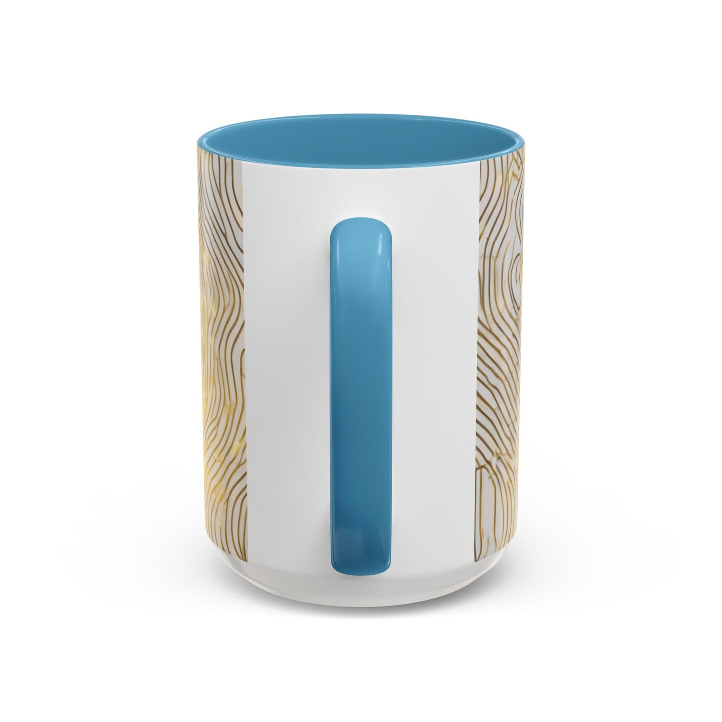 boostlete-iron-intent-scene-lunge-neon-line-art-0392 — Accent Mug 11/15oz