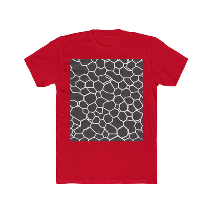 boostlete-iron-intent-pattern-hex-blueprint-0063 — Unisex Cotton Crew Tee (NL 3600)
