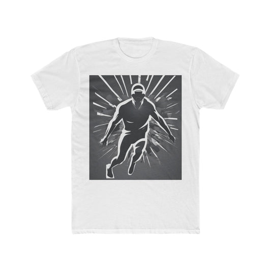 boostlete-iron-intent-scene-sprinter-soft-athletic-0108 — Unisex Cotton Crew Tee (NL 3600)