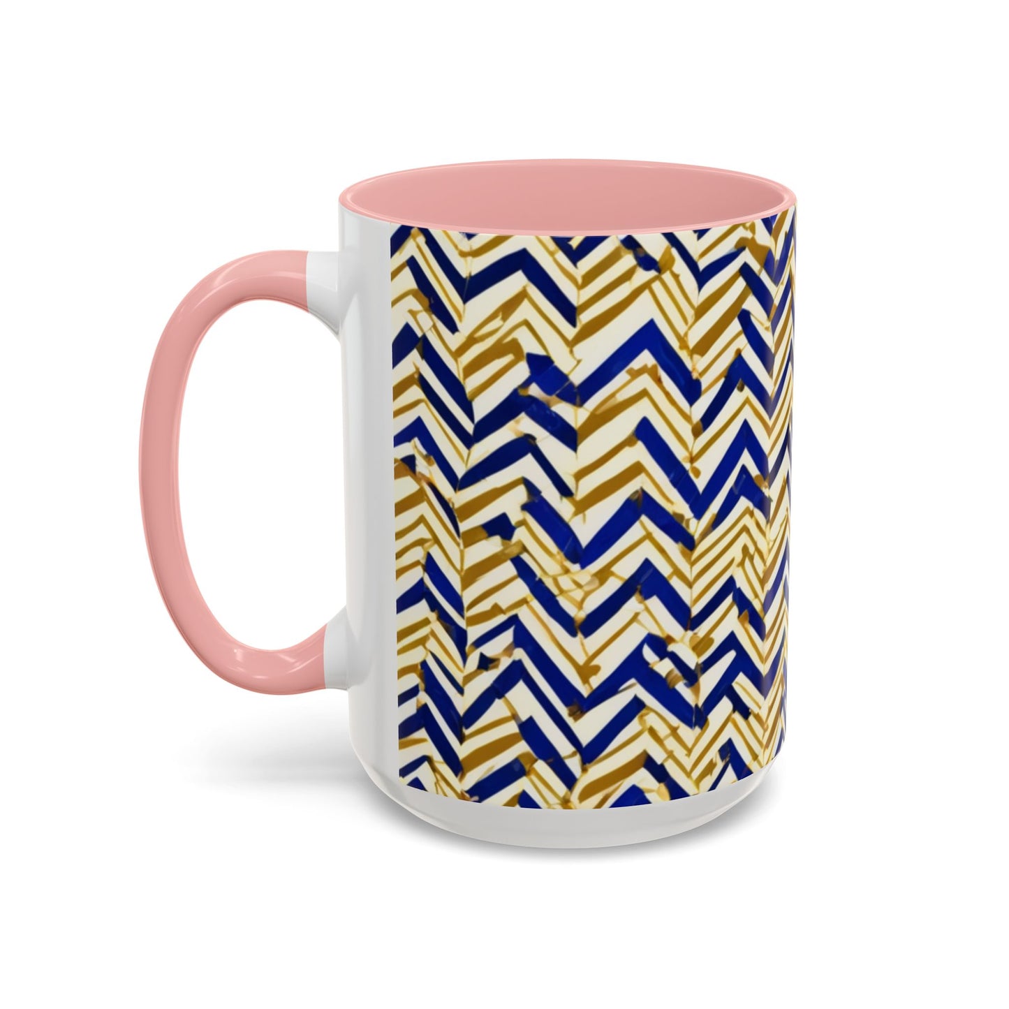 boostlete-boost-mode-pattern-ekg-line-art-0091 — Accent Mug 11oz/15oz