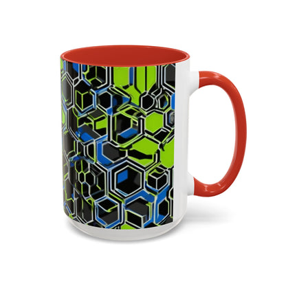 boostlete-recovery-progress-pattern-hex-blueprint-0007 — Accent Mug 11oz/15oz