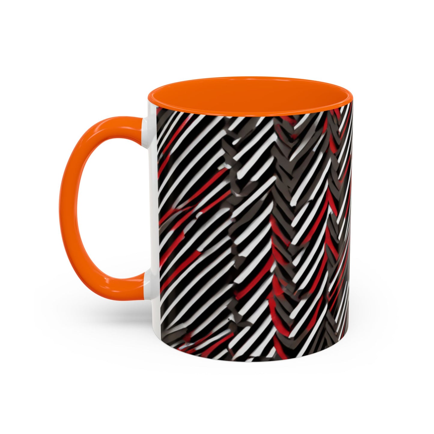 boostlete-field-day-pattern-diagonal-paper-0287 — Accent Mug 11oz/15oz