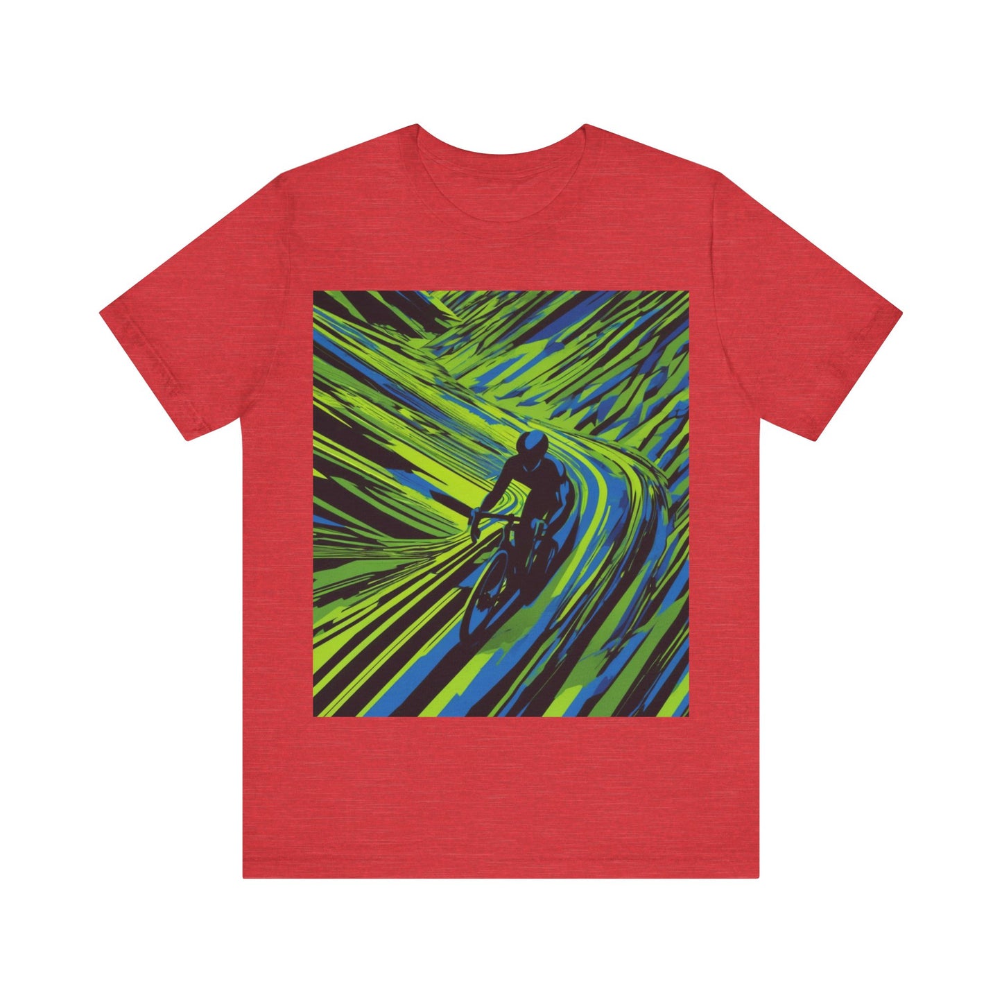 boostlete-am-crew-scene-cyclist-speed-isometric-0064 — Unisex Jersey Short Sleeve (B+C 3001)