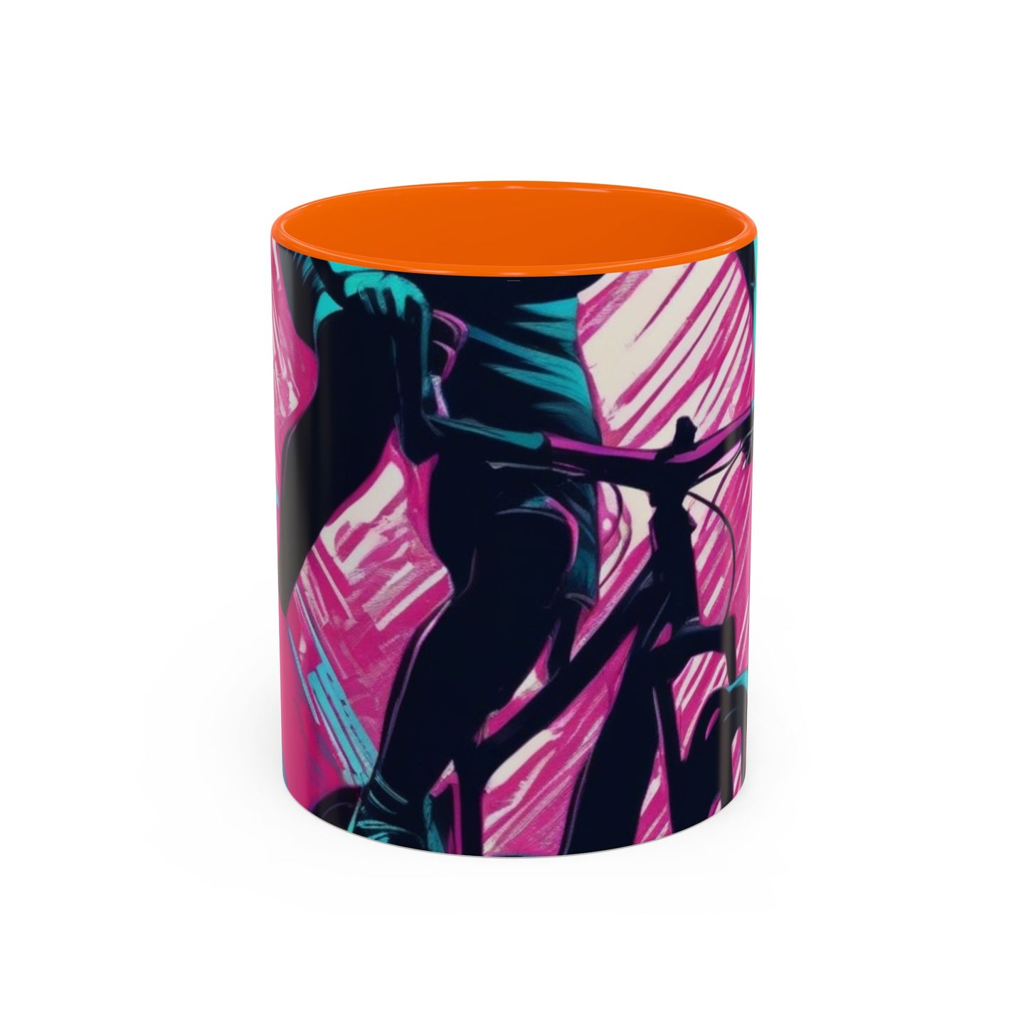 boostlete-field-day-scene-cyclist-glitch-engraved-0256 — Accent Mug 11oz/15oz