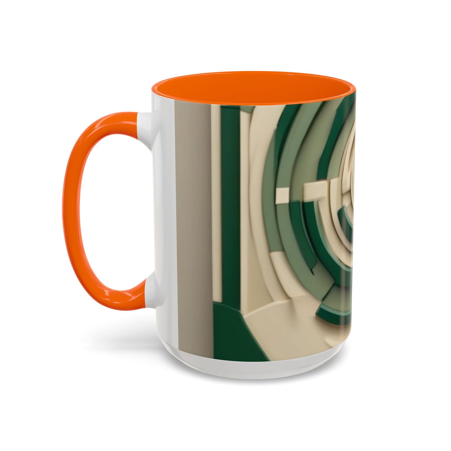 boostlete-mile-by-mile-icon-target-3d-modern-0306 — Accent Mug 11/15oz